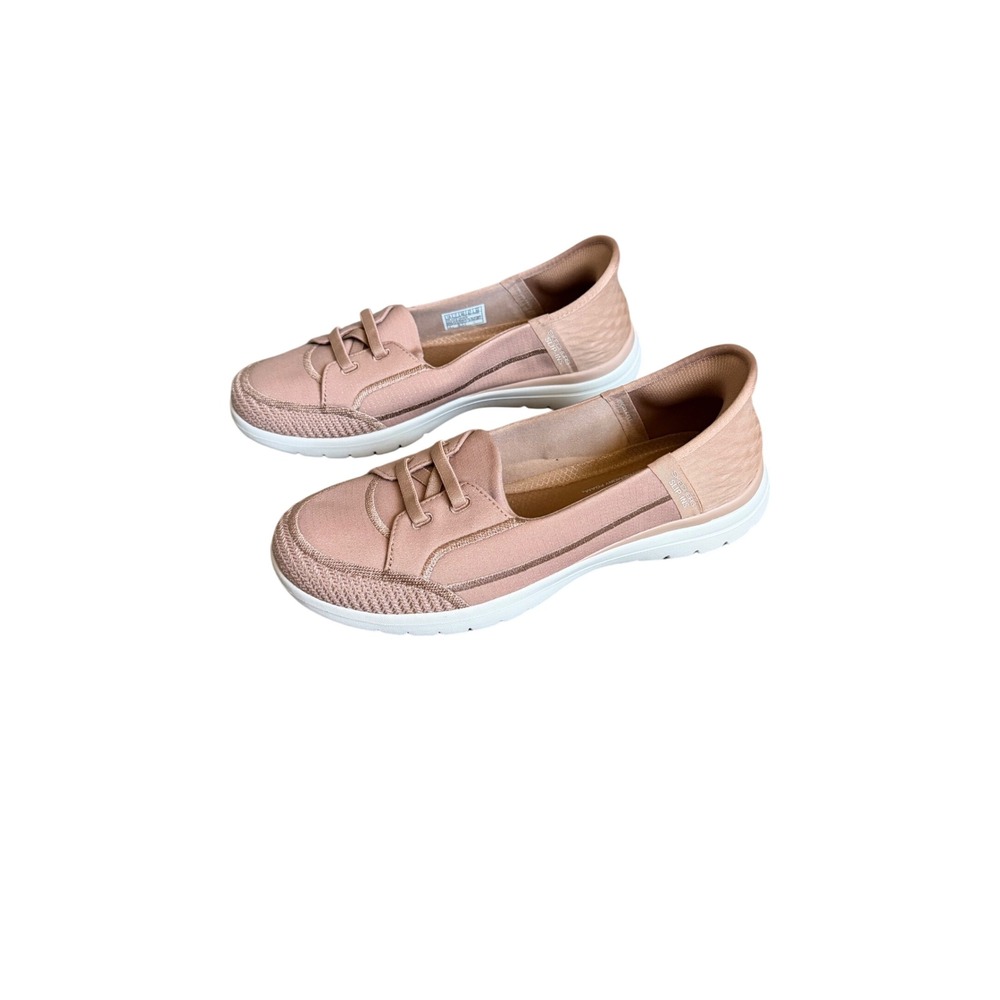 Skechers Hands Free Slip-ins On-the-GO Flex Coral Pink Shoes 136543 Womens 10